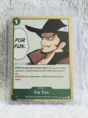 3/$25 Mint Rare One Piece For Fun Holo Event Card OP14-037 by Bandai!!